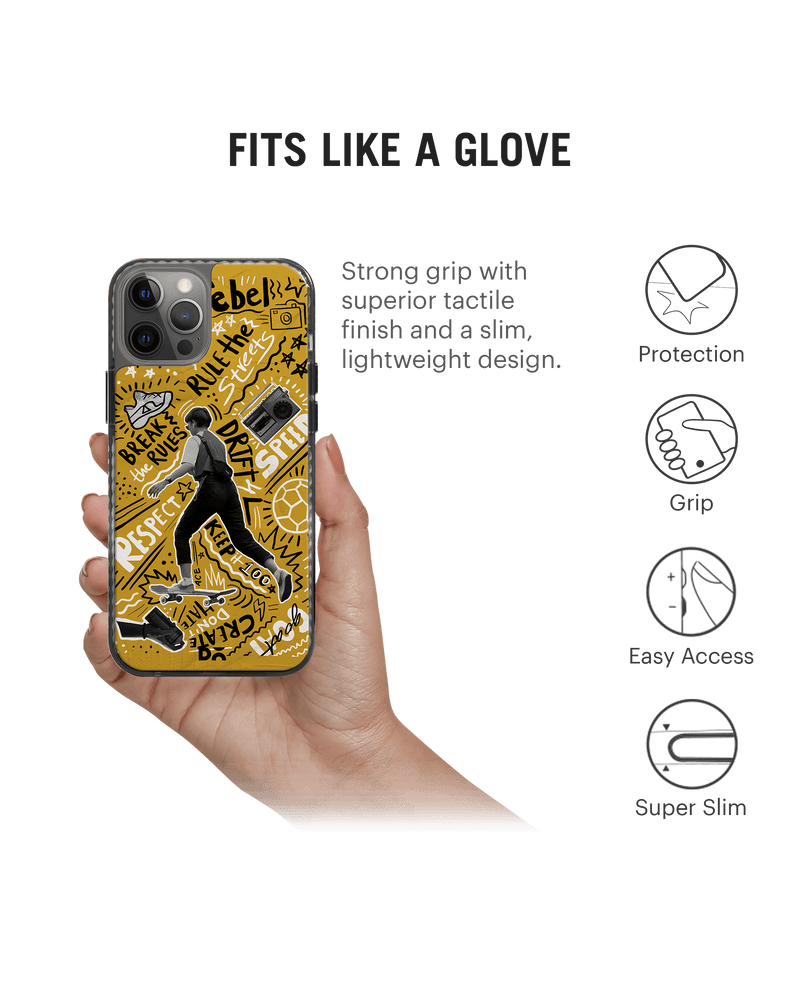 DailyObjects Rule The Streets Stride 2.0 Case Cover For iPhone 12 Pro