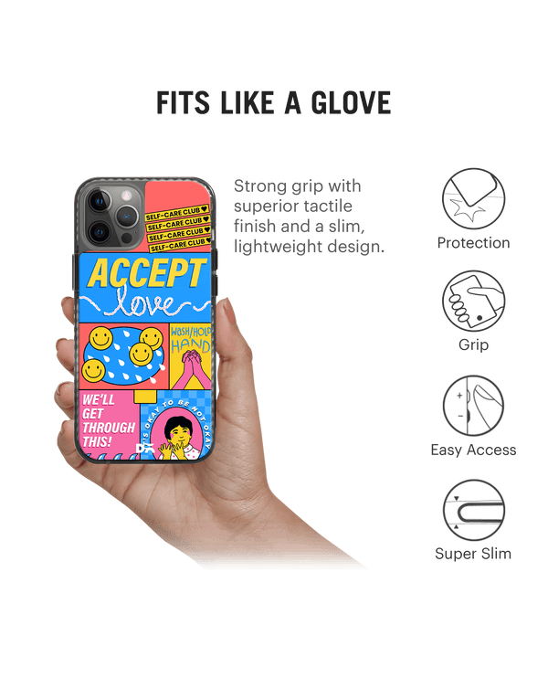 DailyObjects Self-Love Club Stride 2.0 Case Cover For iPhone 12 Pro