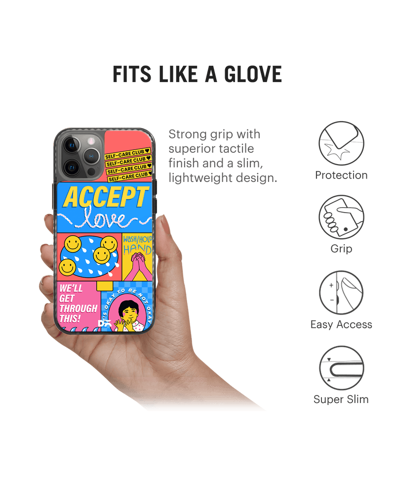 DailyObjects Self-Love Club Stride 2.0 Case Cover For iPhone 12 Pro