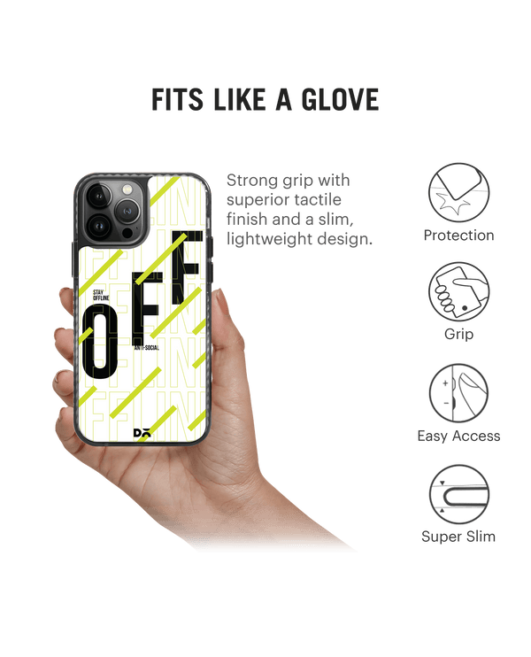 DailyObjects Stay Offline Stride 2.0 Phone Case Cover For iPhone 14 Pro Max