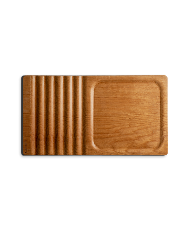 Striate Wooden Tray