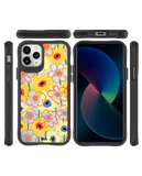 DailyObjects Sunflower Nostalgia Black Hybrid Clear Case Cover For iPhone 11 Pro Max