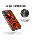 DailyObjects Tangerine Waves Stride 2.0 Case Cover For iPhone 12 Pro