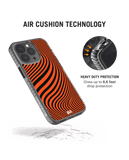 DailyObjects Tangerine Waves Stride 2.0 Case Cover For iPhone 13 Pro