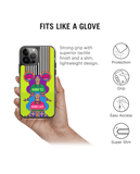 DailyObjects Tezy Lazy Stride 2.0 Phone Case Cover For iPhone 14 Pro