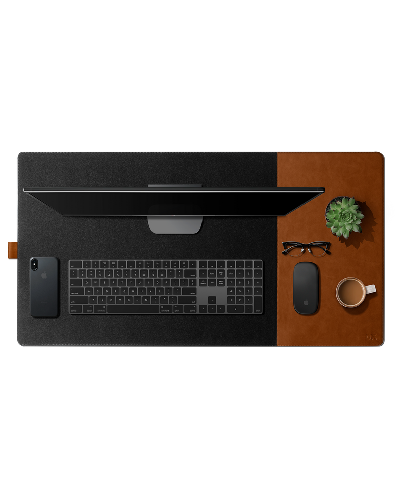 Turf 2.0 Felt Desk Mat and Mouse Pad - (Grey)