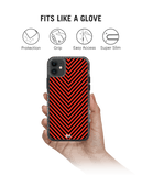 DailyObjects V Red Stride 2.0 Case Cover For iPhone 11