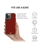DailyObjects V Red Stride 2.0 Case Cover For iPhone 12 Pro Max