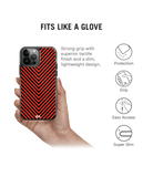 DailyObjects V Red Stride 2.0 Case Cover For iPhone 13 Pro