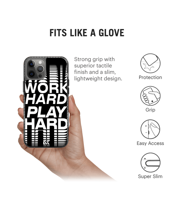 DailyObjects Work Hard Stride 2.0 Case Cover For iPhone 12 Pro