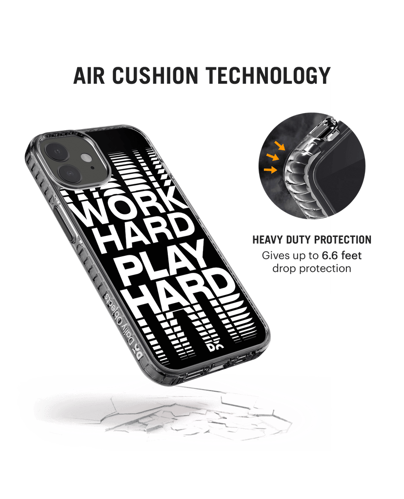 DailyObjects Work Hard Stride 2.0 Case Cover For iPhone 12