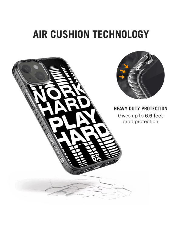 DailyObjects Work Hard Stride 2.0 Phone Case Cover For iPhone 14 Plus