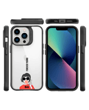 DailyObjects Young At Heart Black Hybrid Clear Phone Case Cover For iPhone 14 Pro