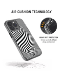 DailyObjects Zebra Waves Stride 2.0 Case Cover For iPhone 13 Pro