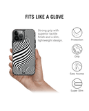 DailyObjects Zebra Waves Stride 2.0 Case Cover For iPhone 13 Pro