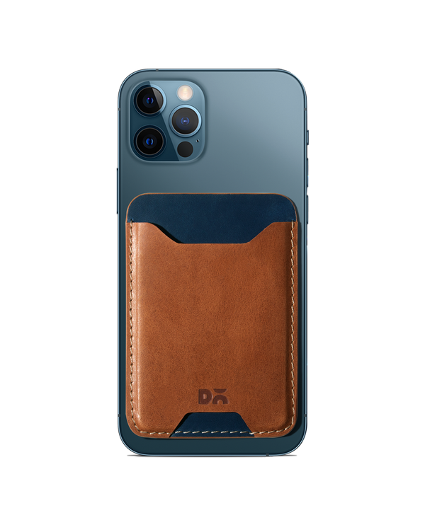 Cider Brown CardSafe Leather Phone Wallet