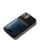 Deep Navy CardSafe Leather Phone Wallet