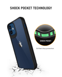 DailyObjects Day Dreamer Black Hybrid Clear Case Cover For iPhone 12 Mini