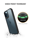 DailyObjects Tally Black Hybrid Clear Case Cover For iPhone 12 Pro Max