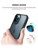 DailyObjects Bold Beautiful Black Hybrid Clear Case Cover For iPhone 12 Pro Max