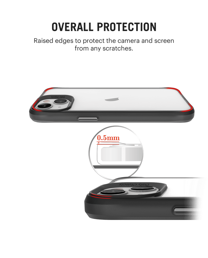 DailyObjects Mandala Flake Off White Black Hybrid Clear Case Cover For iPhone 13 Mini