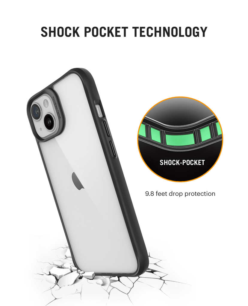 DailyObjects The Final Stroke Black Hybrid Clear Phone Case Cover For iPhone 14 Plus