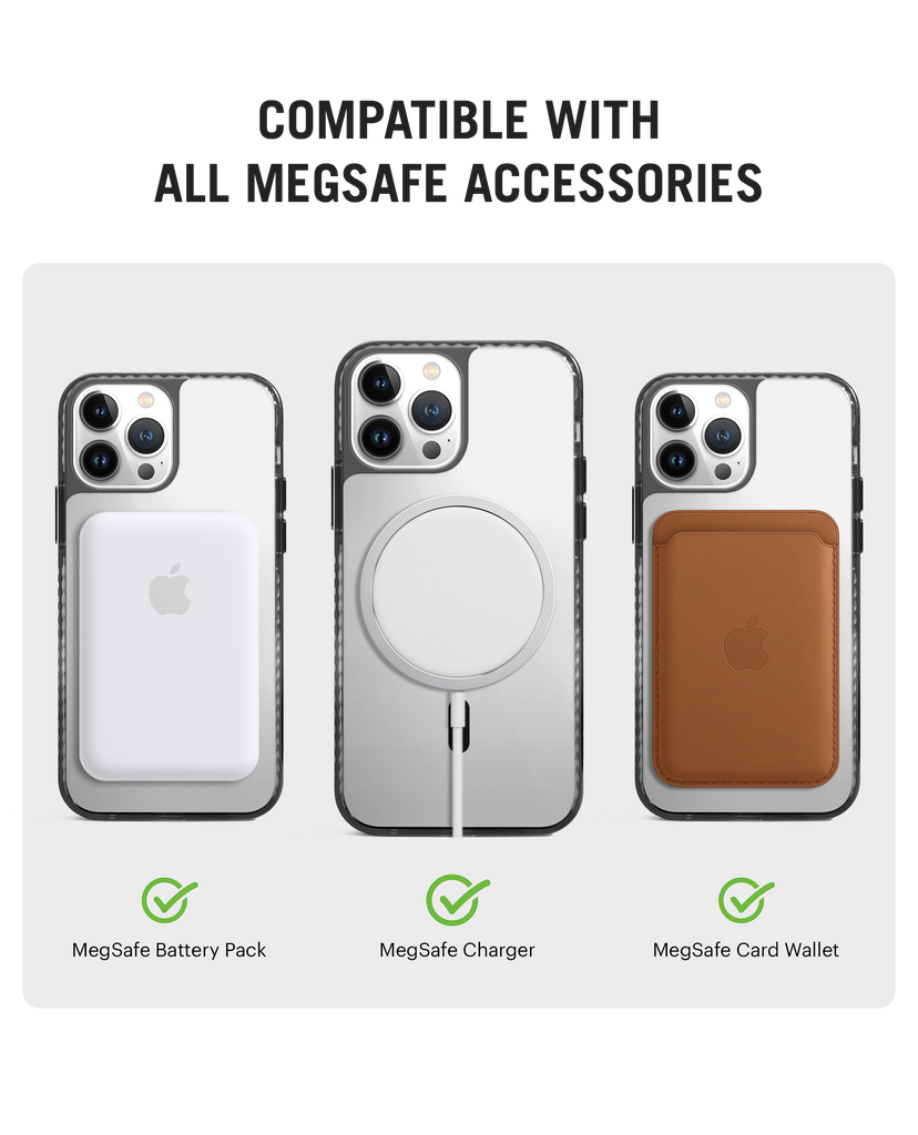 Titan Stride Clear MagSafe Phone Case Cover For iPhone 13 Pro